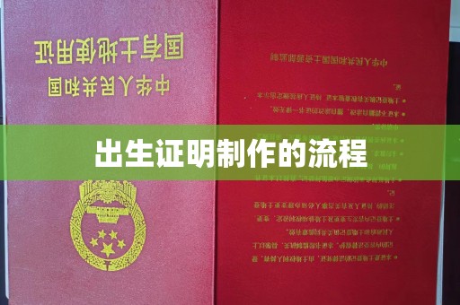 栾城出生证明制作的流程
