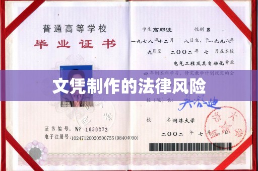 栾城文凭制作的法律风险