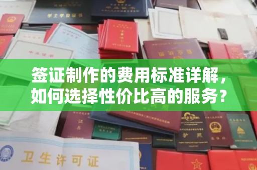 栾城签证制作的费用标准详解，如何选择性价比高的服务？