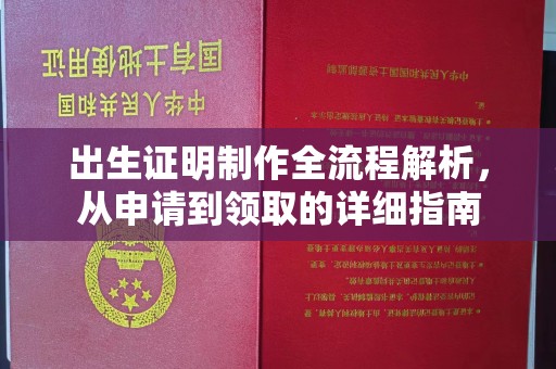 栾城出生证明制作全流程解析，从申请到领取的详细指南